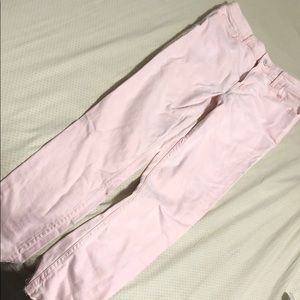 Pink skinny jeans